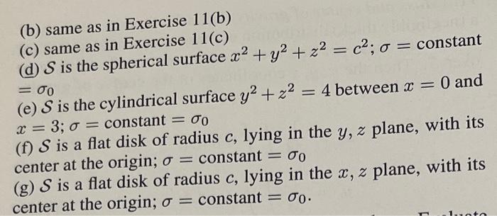 12. (Moments of inertia) Let σ be the mass density of | Chegg.com