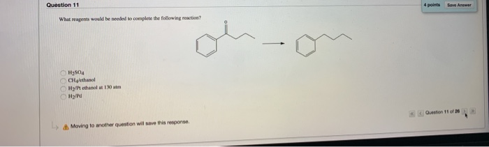 Solved Question 11 4 points Save Answer What reagents would | Chegg.com