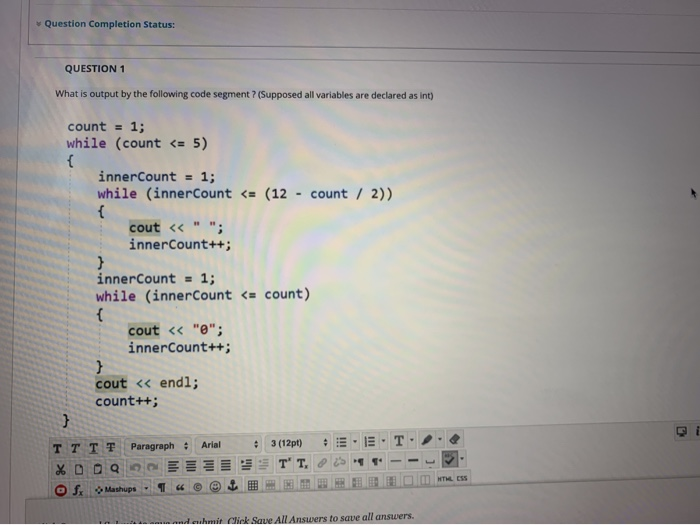 solved question completion status o decrease output... Solved Question Completion Status: QUESTION 1 What is output | Chegg.com