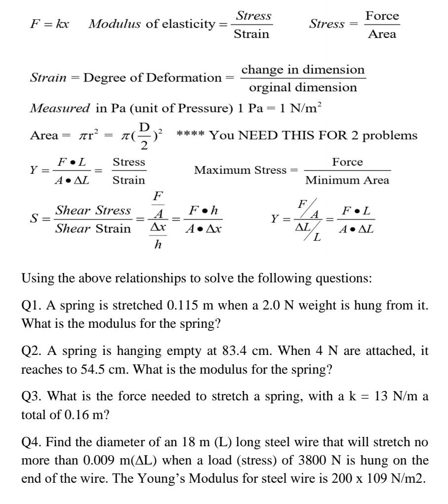 What is the Dimensional Formula of Stress and its Derivation