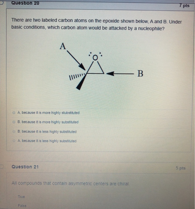 Solved D Question 19 7 pts Which of the following is an | Chegg.com