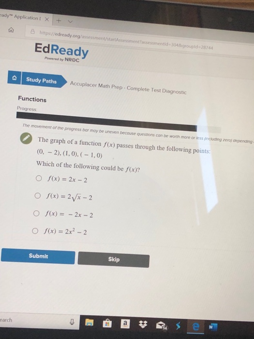 Solved Rady Application T X Https Edready Org Assessm