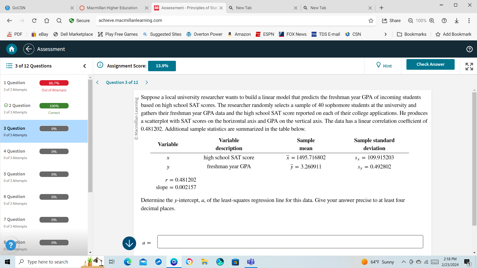 Solved Suppose a university researcher wants to build a | Chegg.com