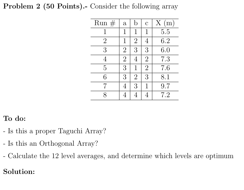 Solved Problem Points Consider The Following Chegg Com