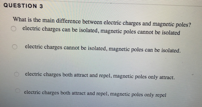 Solved QUESTION 3 What is the main difference between | Chegg.com