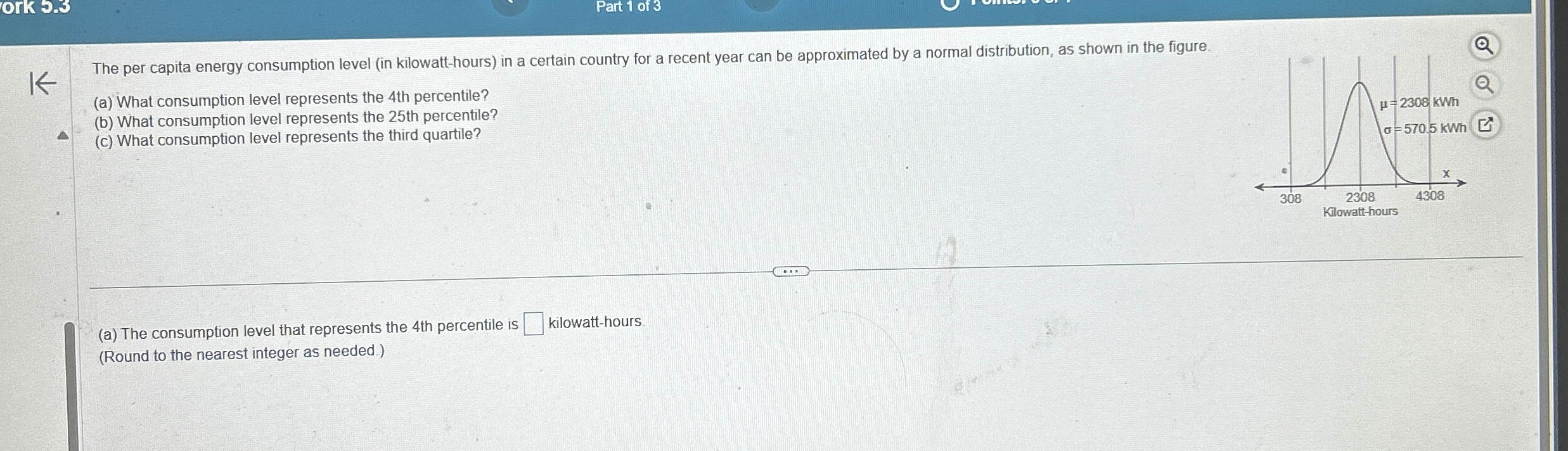 Solved Pat 1 ﻿of 3The per capita energy consumption level