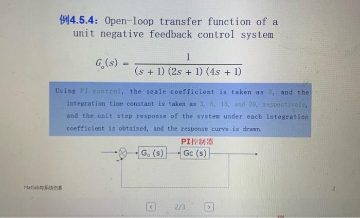 Solved Using matlab, obtain the Open loop transfer function | Chegg.com