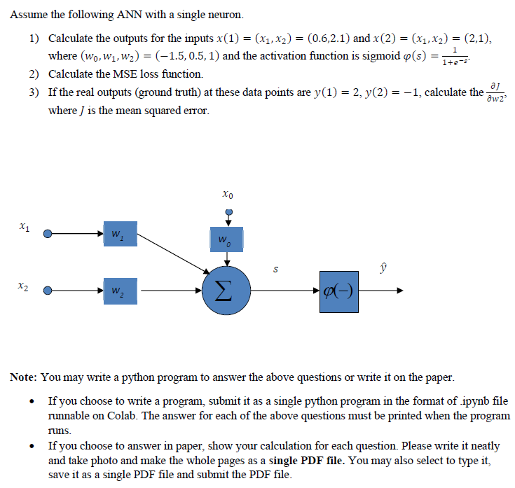 Solved Note: You may write a python program to answer the | Chegg.com