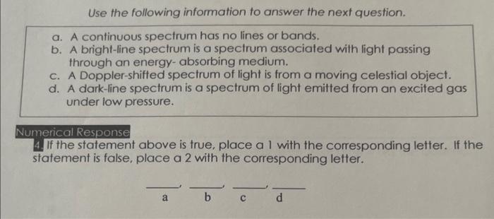 Solved Use the following information to answer the next | Chegg.com