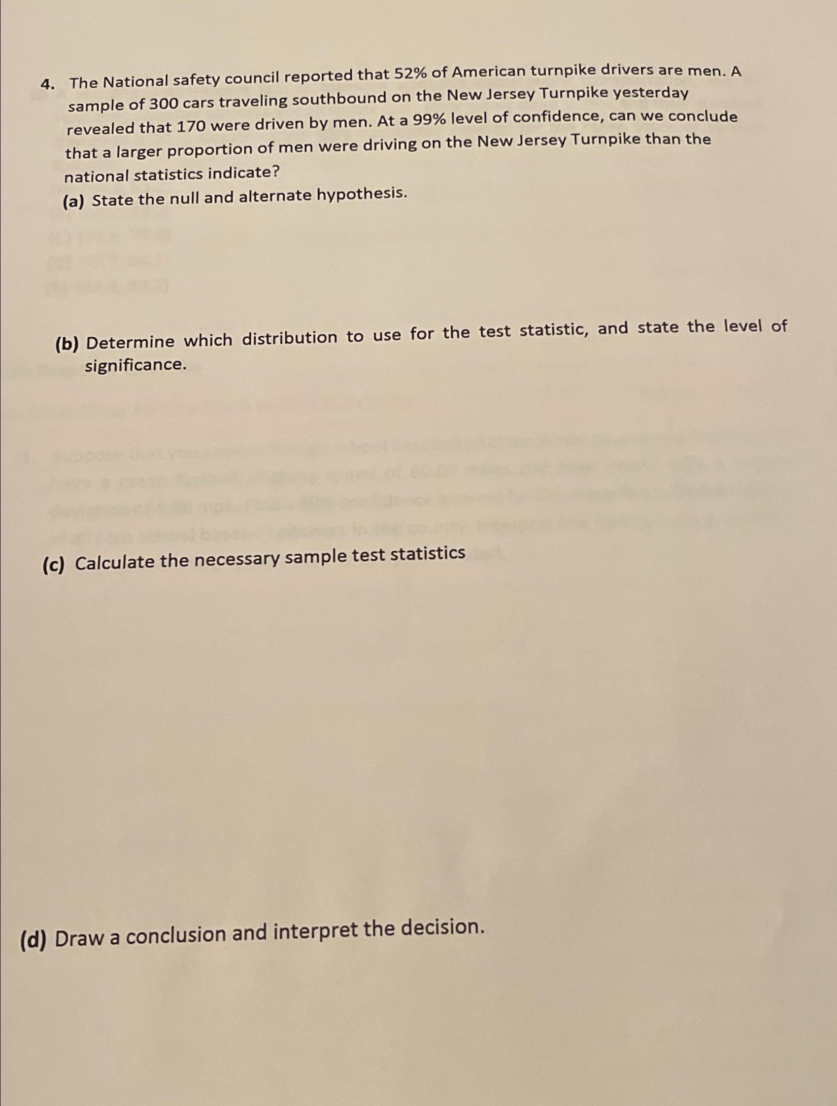 Solved Please answer all parts to the question and show your | Chegg.com