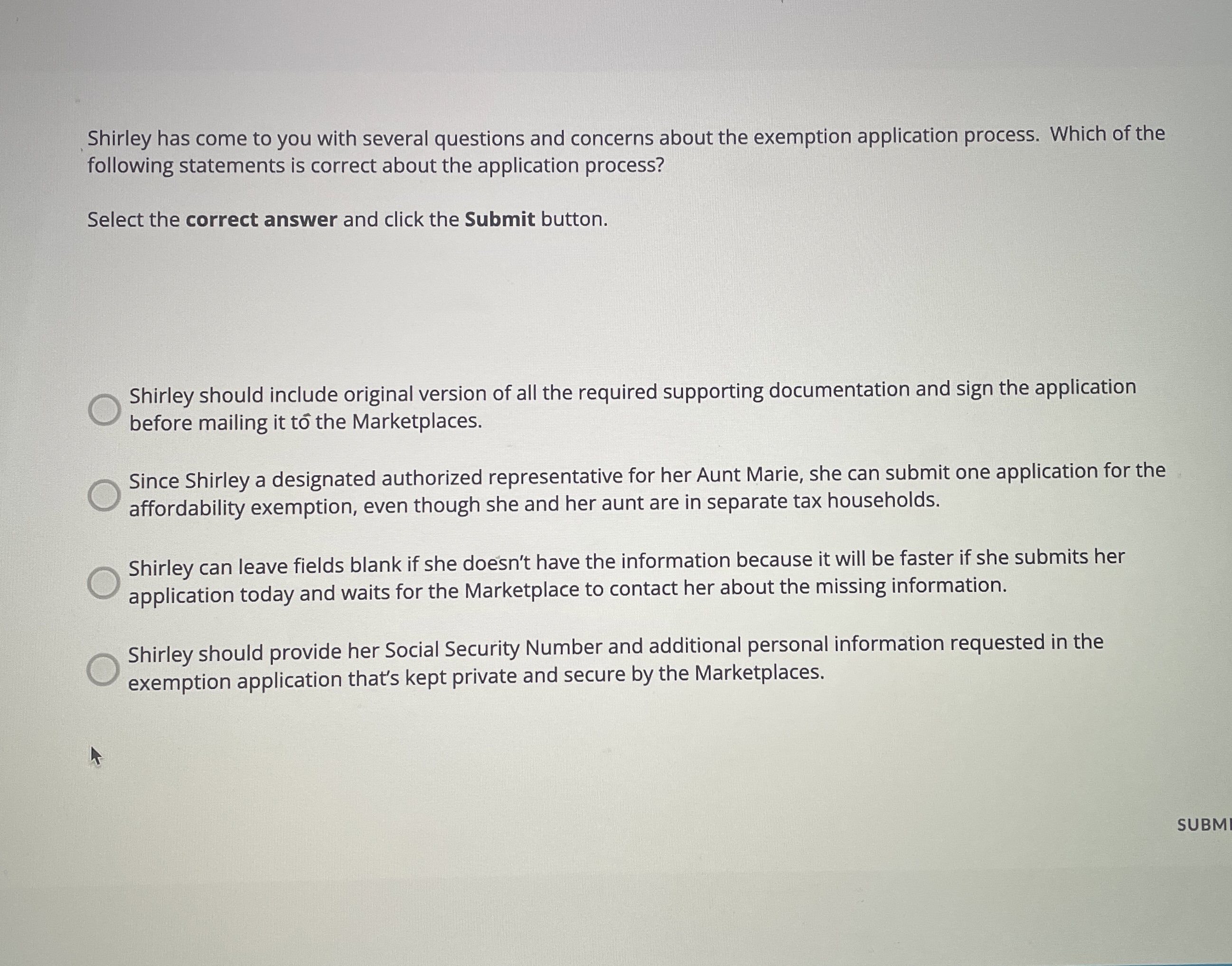 Shirley has come to you with several questions and | Chegg.com