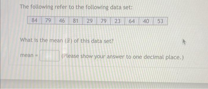 which of the following is the largest data set size