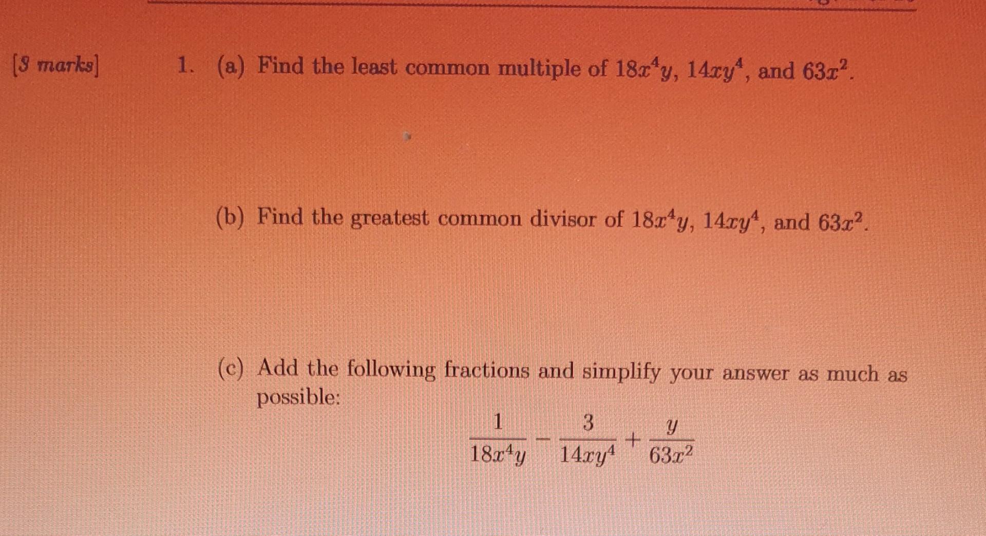 solved-3-marks-1-a-find-the-least-common-multiple-of-chegg