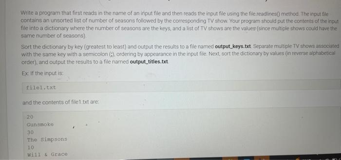 Solved Write a program that first reads in the name of an | Chegg.com