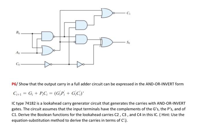 Solved P1/ Consider The Combinational Circuit Shown Below 1. | Chegg.com