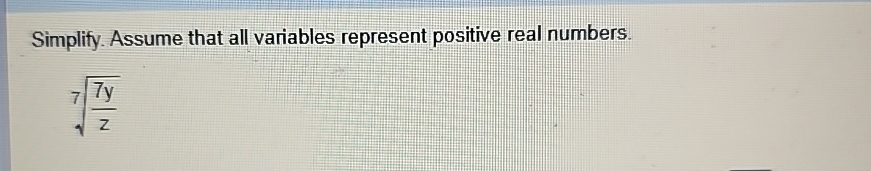 Solved Simplify. Assume that all variables represent | Chegg.com