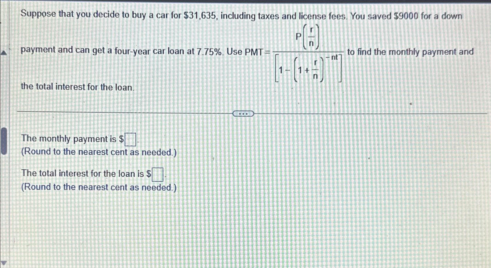 Do you need a license to get a car sales loan