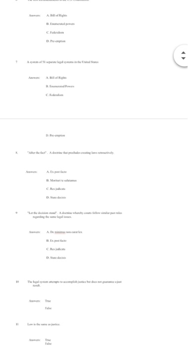 Solved 1 Rules and principis defining a n d D. Legal System | Chegg.com
