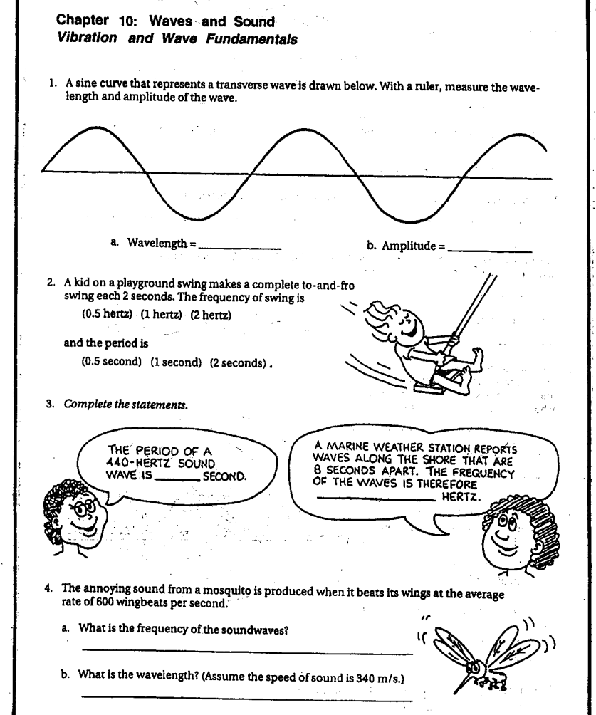 Solved Chapter 10: Waves and Sound Vibration and Wave | Chegg.com