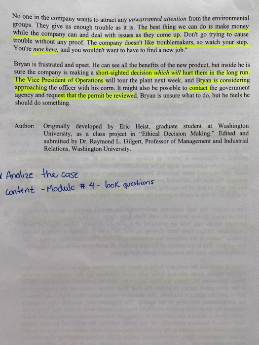 Short case study on ethics with solutions pdf image