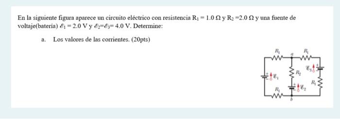 Solved En La Siguiente Figura Aparece Un Circuito Eléctrico | Chegg.com