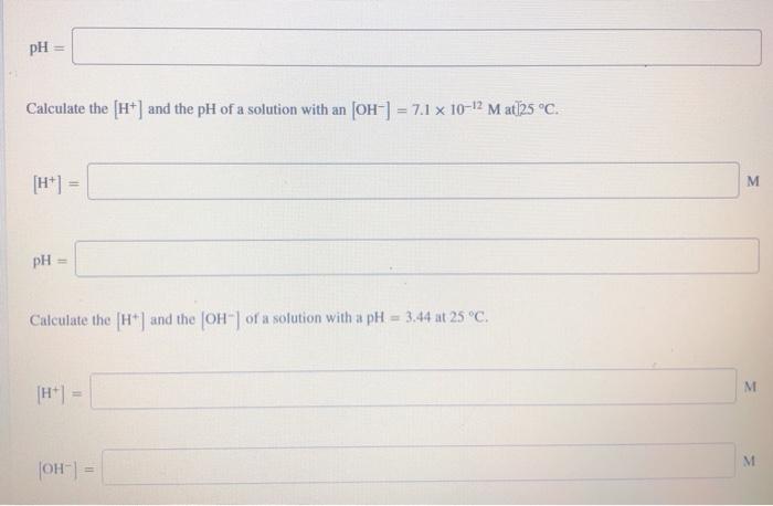Solved Calculate the [OH