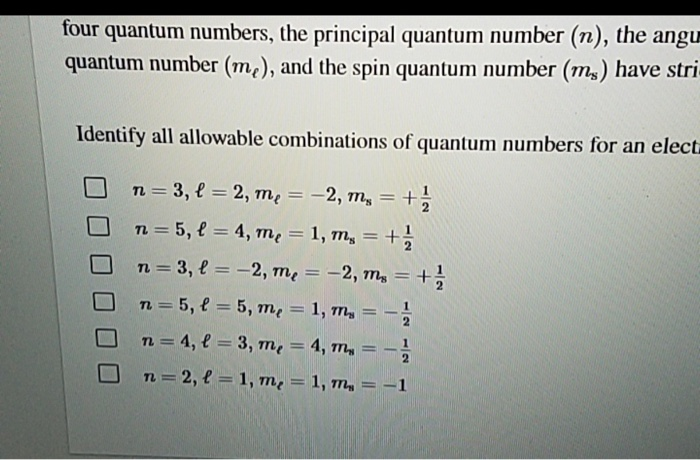 solved-four-quantum-numbers-the-principal-quantum-number-chegg