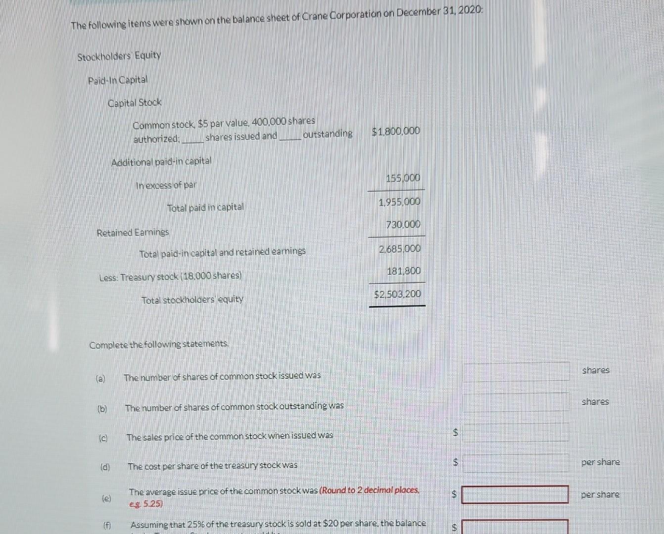 solved-the-following-items-were-shown-on-the-balance-sheet-chegg