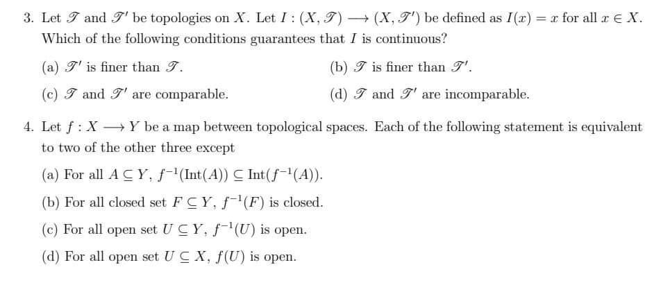 Solved Note: For The Part That Asking Continuity, Please | Chegg.com