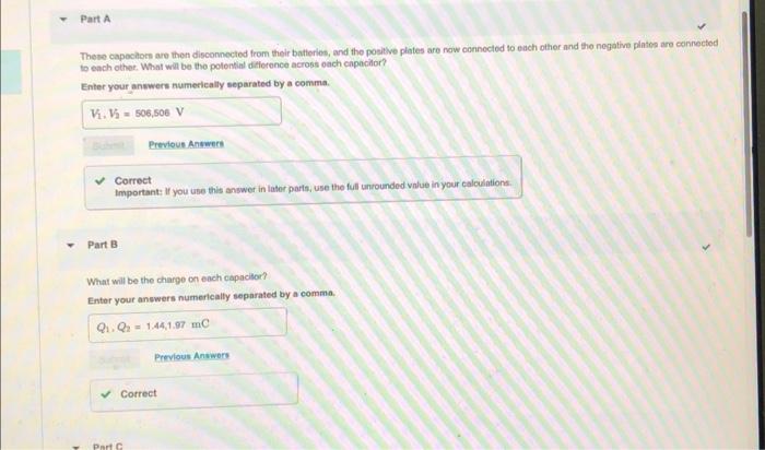 Solved i need correct answers for part C and D please | Chegg.com