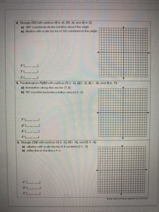 unit 9 transformations homework 4 symmetry answers