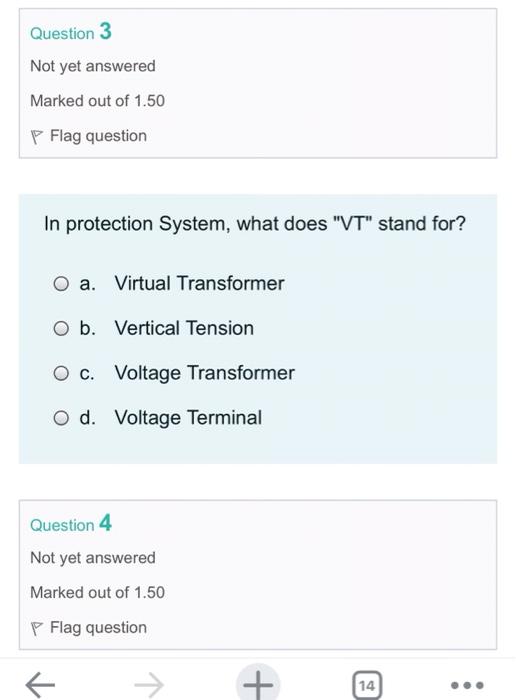 Solved Question 3 Not yet answered Marked out of 1.50 p Flag | Chegg.com