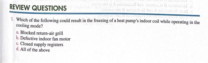 Solved 1. Which of the following could result in the | Chegg.com
