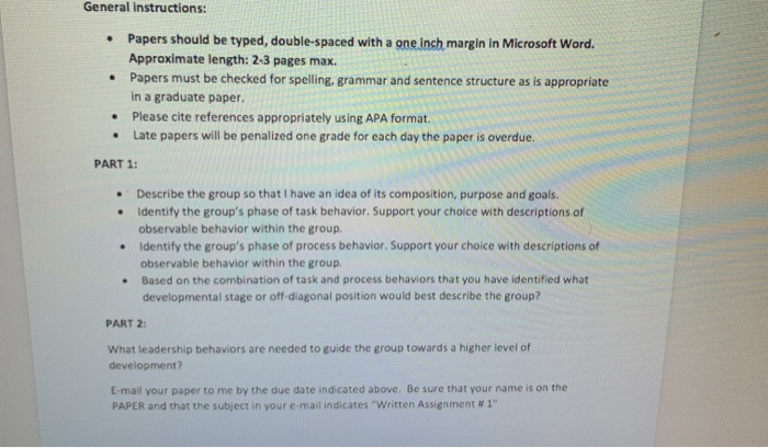 General Instructions Papers Should Be Typed Chegg Com