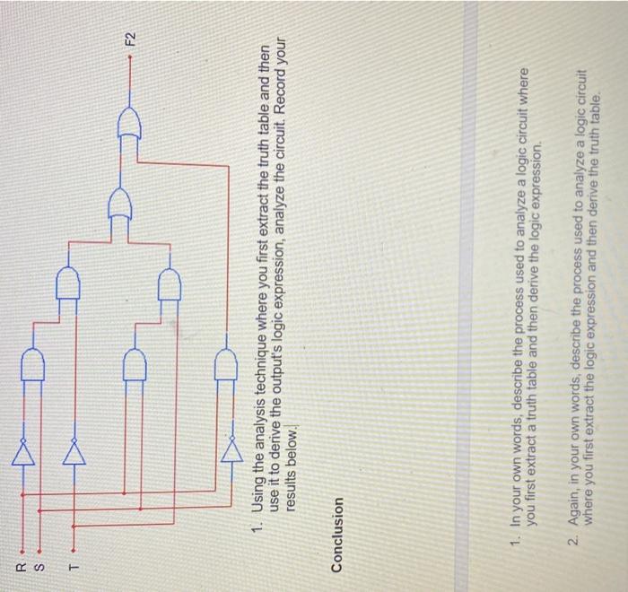 Solved 1. Using the logic expression, complete the truth | Chegg.com