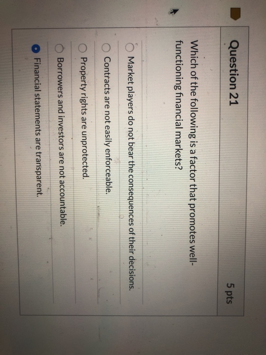 Solved Question 21 5 pts Which of the following is a factor | Chegg.com