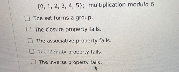 Solved Determine whether the set forms a group with respect | Chegg.com