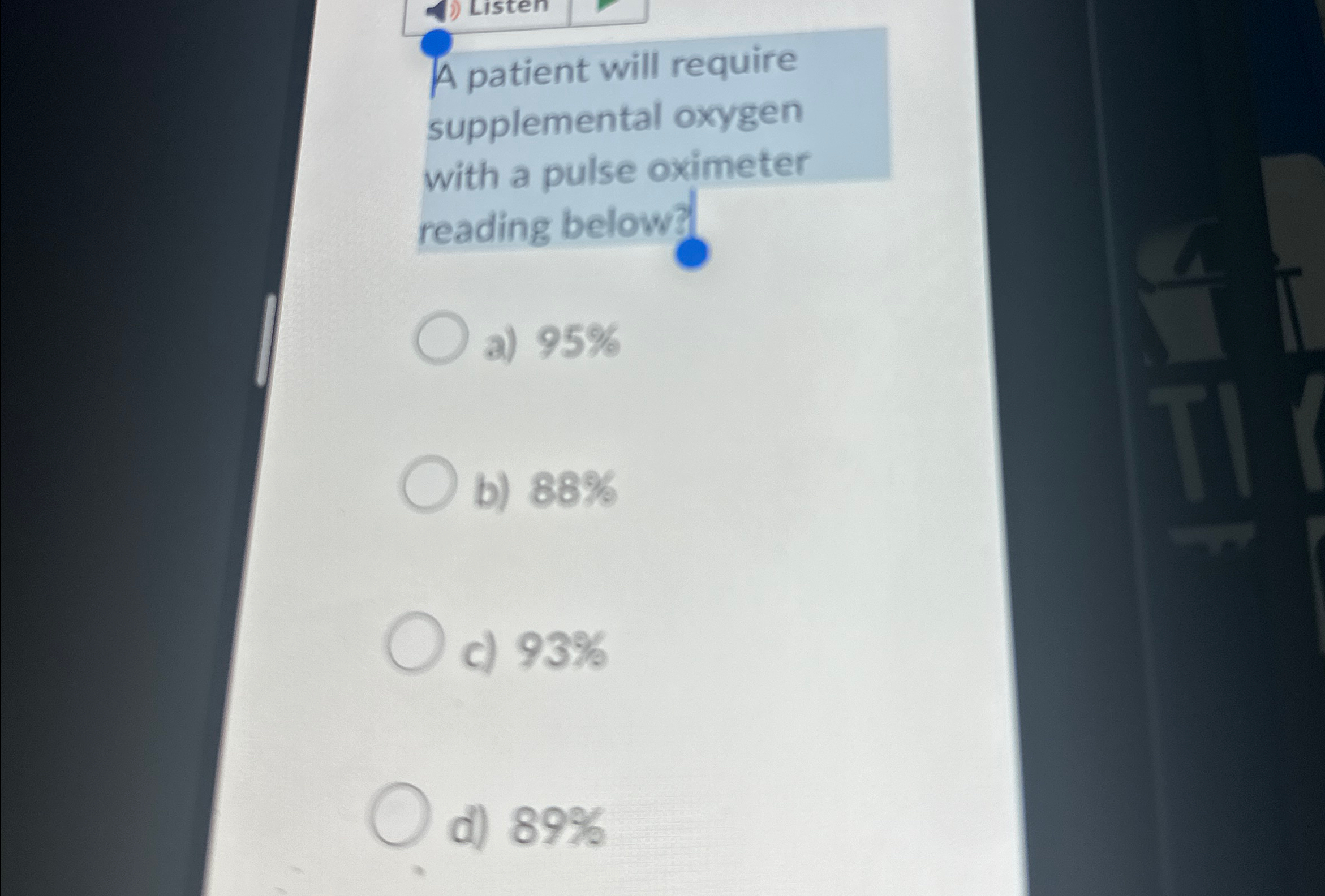 Solved A patient will require supplemental oxygen with a | Chegg.com