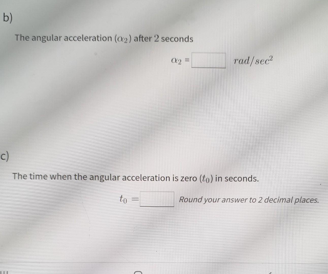 solved-the-angular-displacement-radians-of-the-spoke-of-chegg