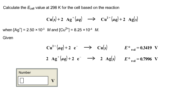 calculate-the-e-cell-value-at-298-k-the-cell-based-chegg