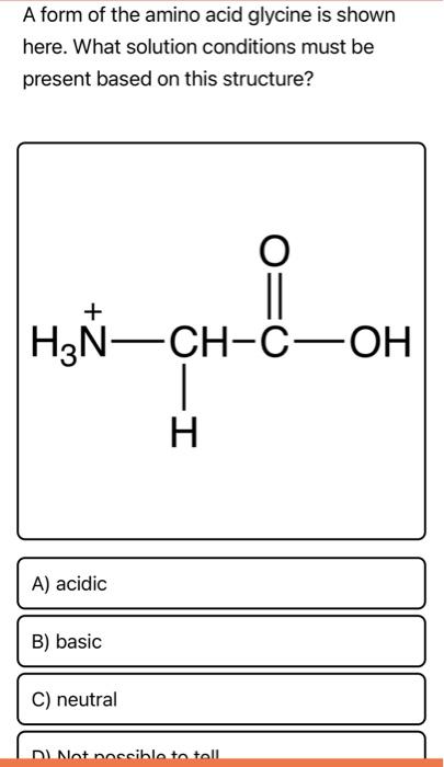 Solved Classify The Amino Acid Depicted Here In The Form | Chegg.com