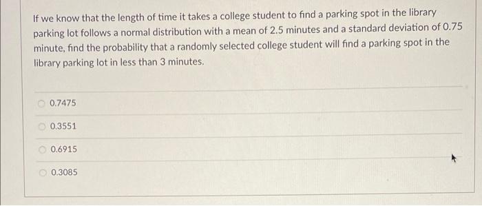 Solved If we know that the length of time it takes a college | Chegg.com