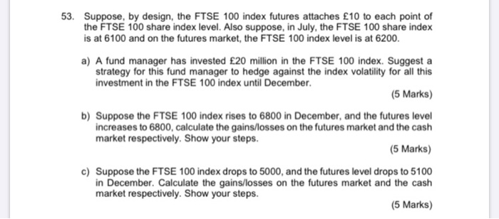 ftse futures market