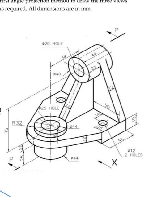 Solved For the following objects, apply the first angle | Chegg.com