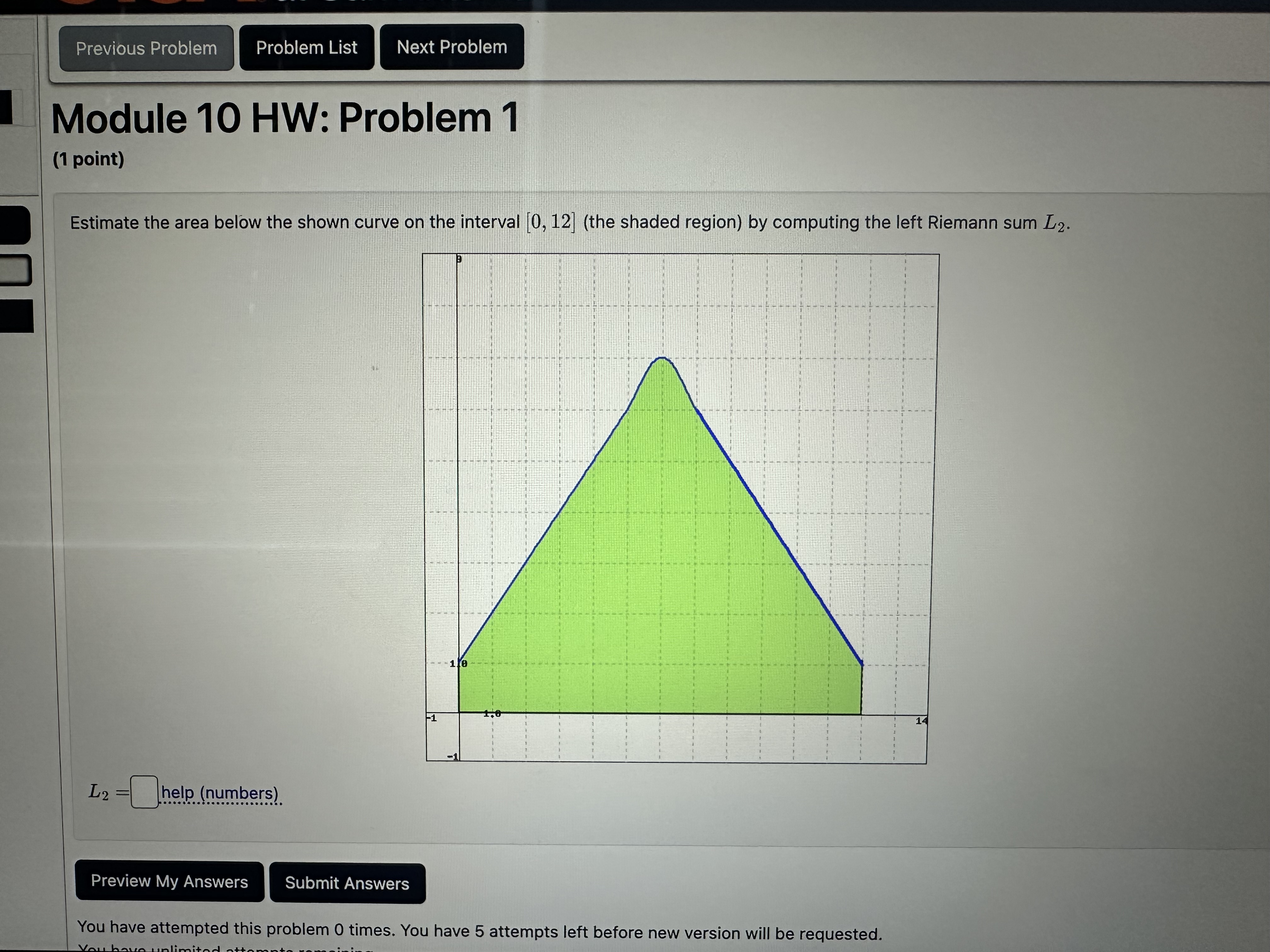 Solved Previous ProblemModule 10 HW: Problem 1(1 | Chegg.com