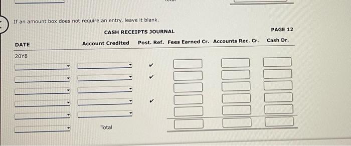 Solved Transactions related to revenue and cash receipts | Chegg.com