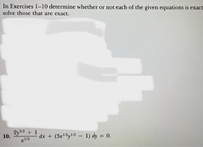 Solved In Exercises 1-10 determine whether or not each of | Chegg.com