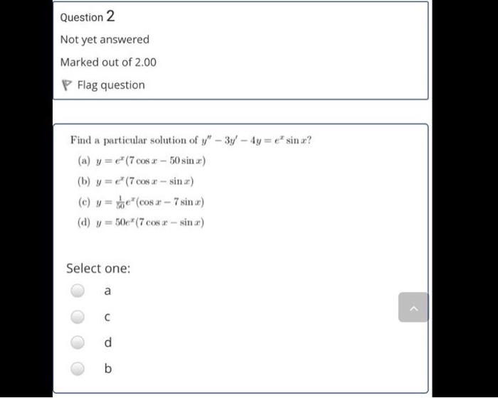 Solved Question 2 Not Yet Answered Marked Out Of 2 00 P F Chegg Com
