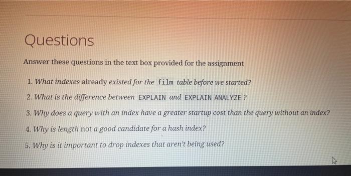 Solved Answer These Questions In The Text Box Provided For | Chegg.com