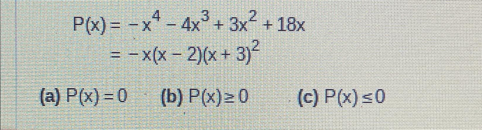 p(x) = x ^ 2   3x - 4